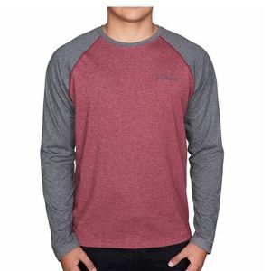 NWT Columbia Men’s Long Sleeve Raglan Tee